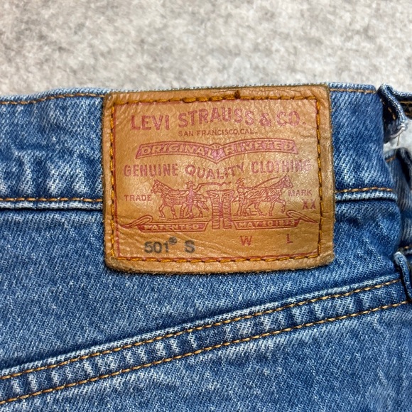 Levi’s women’s premium 501 original fit, indigo blue size 27 - Picture 6 of 11